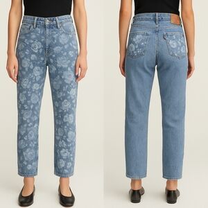Levi's Blue Floral Jeans